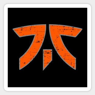 Fnatic esports team fan art orange Magnet